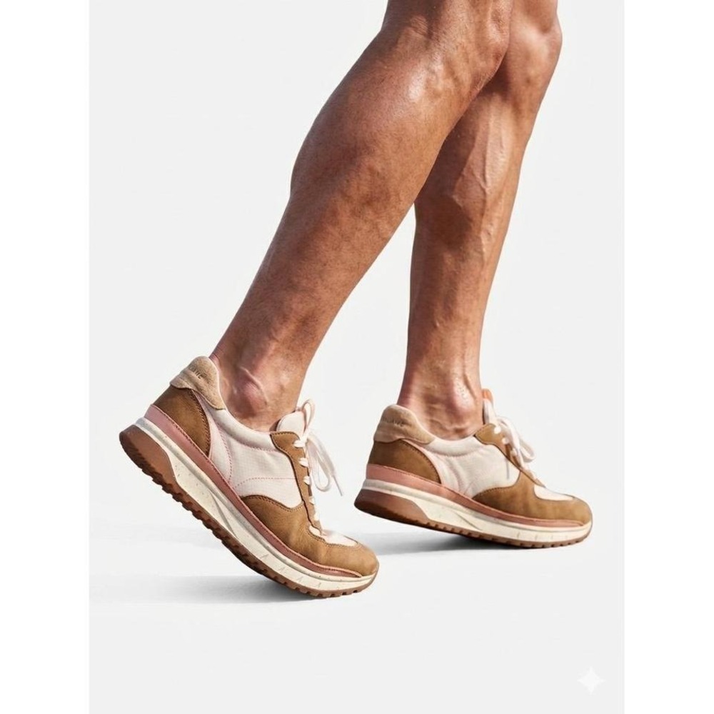 Madewell Unisex Kickoff Trainer Retro Runner Neutral Color Clean Girl Sneakers